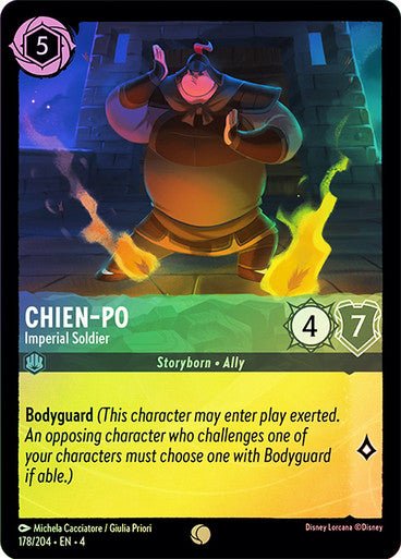 Chien - Po - Imperial Soldier ( Cold Foil ) | Ravesburger - Con T de Tlacuache - Ravensburger