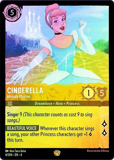 Cinderella - Melody Weaver ( Cold Foil ) | Ravesburger - Con T de Tlacuache - Ravensburger