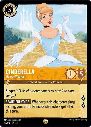 Cinderella - Melody Weaver ( Non - foil ) | Ravesburger - Con T de Tlacuache - Ravensburger