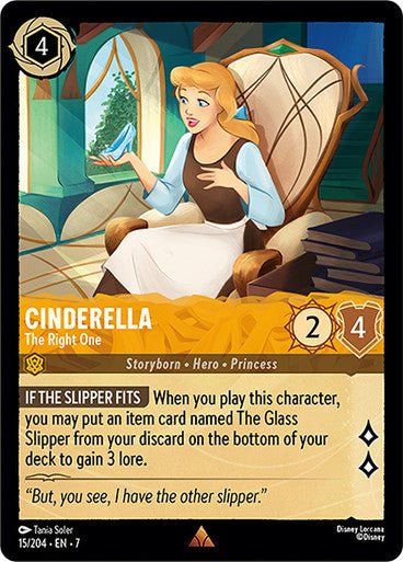Cinderella - The Right One (Non - foil) - Con T de Tlacuache - Ravensburger
