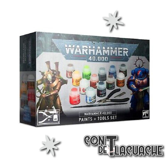 Citadel Warhammer 40k Paints + Tools Set | Games Workshop - Con T de Tlacuache - Games Workshop