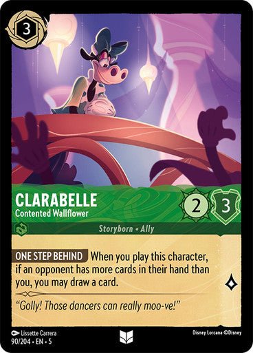 Clarabelle - Contented Wallflower (Non - foil ) - Con T de Tlacuache - Ravensburger