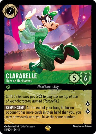 Clarabelle - Light on Her Hooves (Non - foil ) - Con T de Tlacuache - Ravensburger