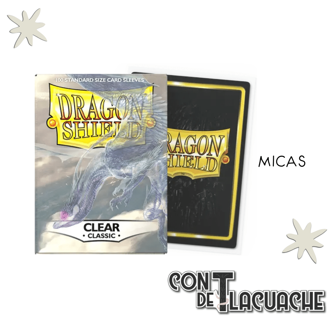Clear Classic Standard 100pz | Dragon Shield - Con T de Tlacuache - Dragonshield