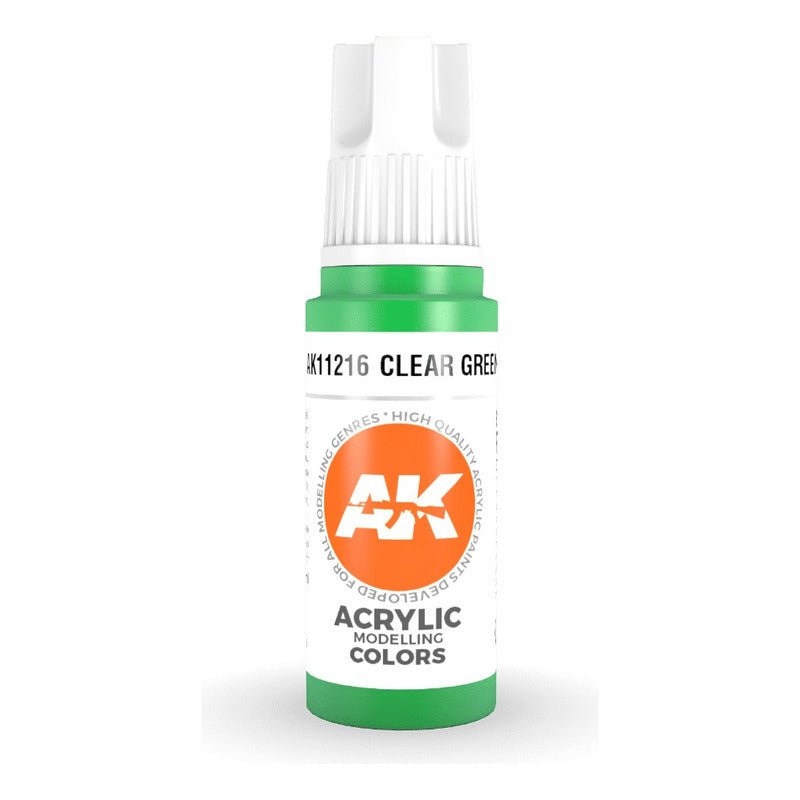 Clear Green 17Ml | Ak Interactive - Con T de Tlacuache - AK Interactive