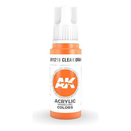 Clear Orange 17Ml | Ak Interactive - Con T de Tlacuache - AK Interactive