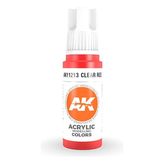 Clear Red 17Ml | Ak Interactive - Con T de Tlacuache - AK Interactive