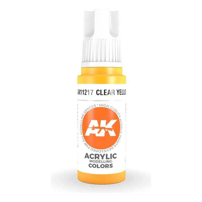 Clear Yellow 17Ml | Ak Interactive - Con T de Tlacuache - AK Interactive
