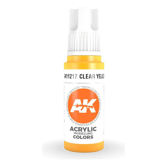 Clear Yellow 17Ml | Ak Interactive - Con T de Tlacuache - AK Interactive