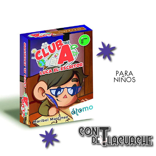 Club A Luca el Escritor | Atomo Games - Con T de Tlacuache - Atomo Games