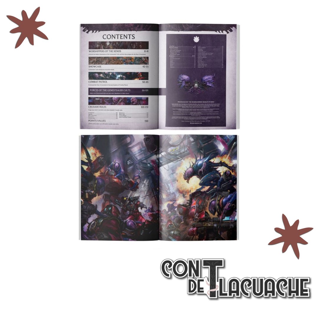 Codex: Genestealer Cults (English) | Games Workshop - Con T de Tlacuache - Games Workshop