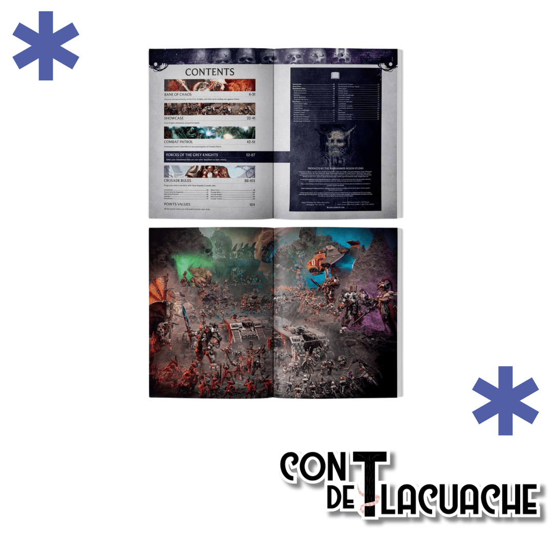 Codex Grey Knights (English) | Games Workshop - Con T de Tlacuache - Games Workshop