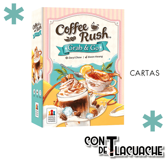 Coffee Rush Grab & Go | Korea Board Games - Con T de Tlacuache - Korea Boardgames