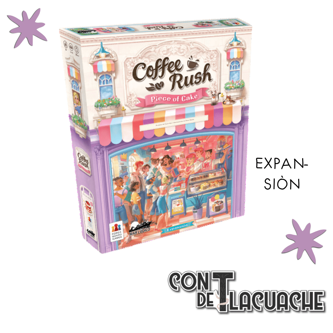Coffee Rush Piece of Cake Exp | Korea Boardgames - Con T de Tlacuache - Korea Boardgames