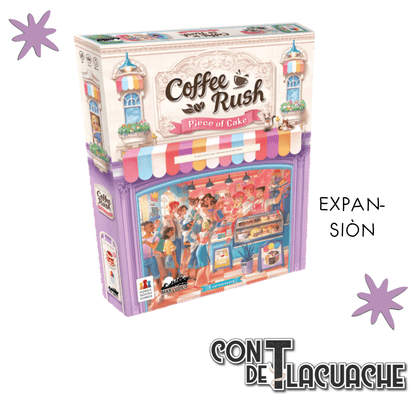 Coffee Rush Piece of Cake Exp | Korea Boardgames - Con T de Tlacuache - Korea Boardgames