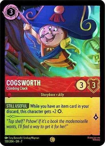 Cogsworth - Climbing Clock (Cold Foil) - Con T de Tlacuache - Ravensburger