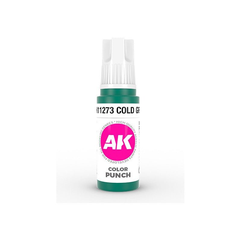 Cold Green Color Punch 17 Ml | Ak Interactive - Con T de Tlacuache - AK Interactive