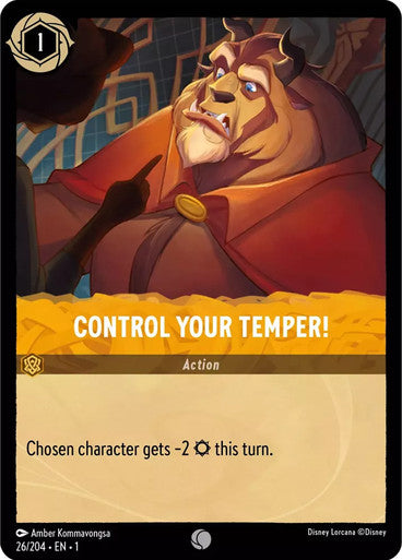 Control Your Temper! ( Non-foil )