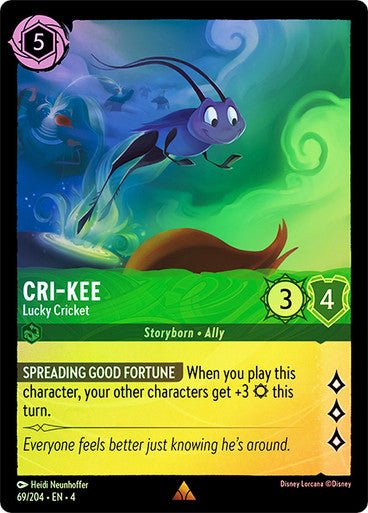 Cri - Kee - Lucky Cricket ( Cold Foil ) | Ravesburger - Con T de Tlacuache - Ravensburger