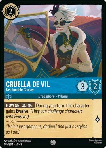 Cruella de Vil - Fashionable Cruiser (Non - foil) - Con T de Tlacuache - Ravensburger