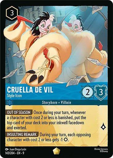 Cruella de Vil (Non - foil) - Con T de Tlacuache - Ravensburger