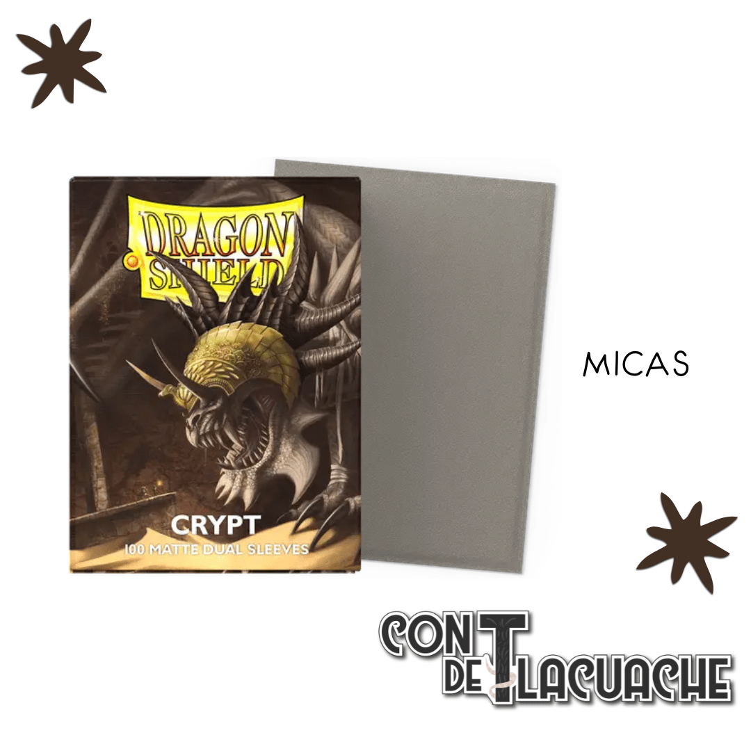 Crypt Dual Matte Standard 100pz | Dragon Shield - Con T de Tlacuache - Dragonshield