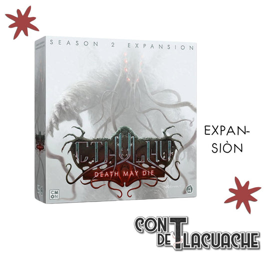 Cthulhu: Death May Die - Season 2 (Expansion) - Con T de Tlacuache - CMON