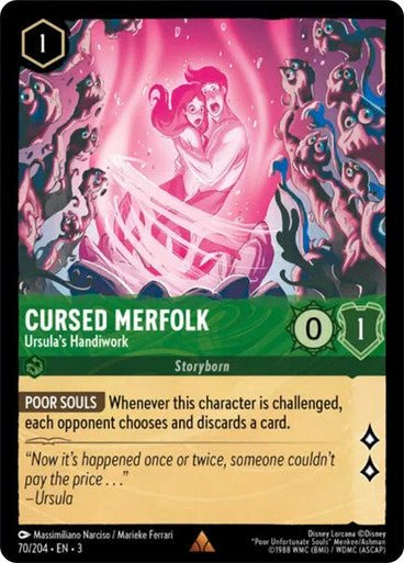 Cursed Merfolk - Ursula's Handiwork (Non - foil) - Con T de Tlacuache - Ravensburger