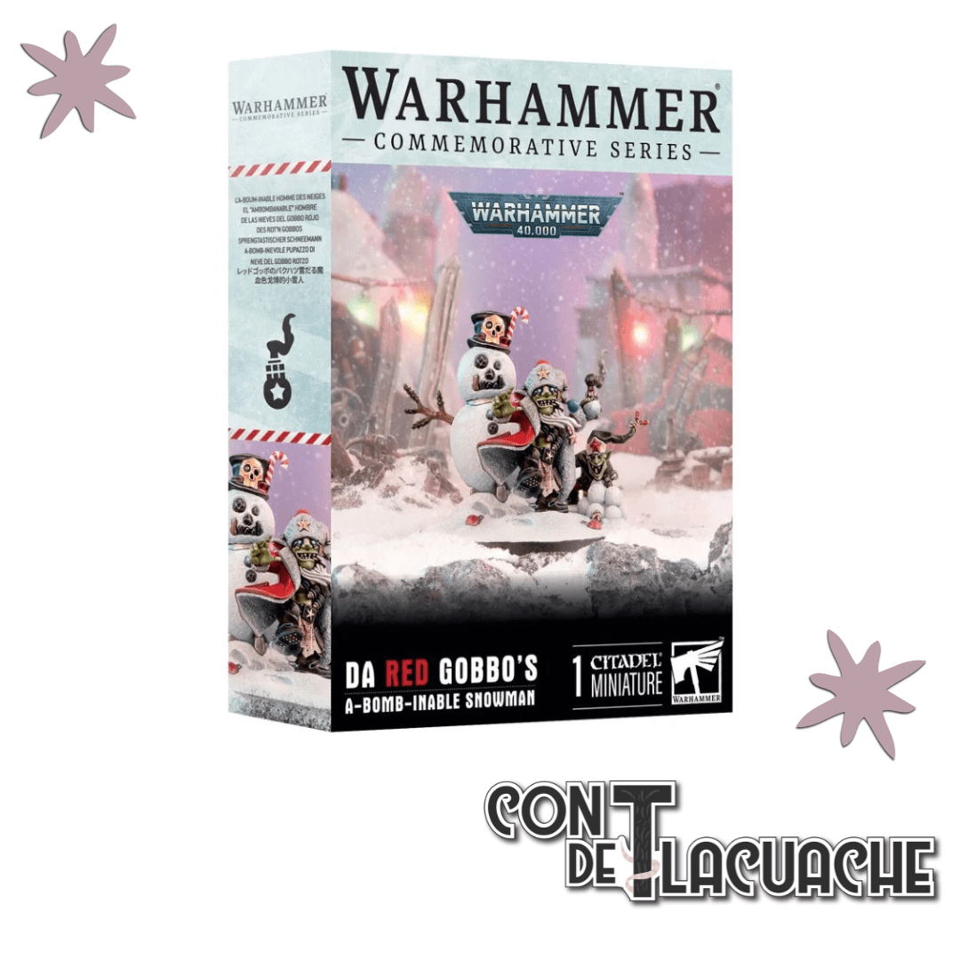 DA RED GOBBO'S A - BOMB - INABLE SNOWMAN 2024 | Games Workshop - Con T de Tlacuache - Con T de Tlacuache
