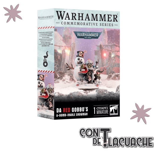 DA RED GOBBO'S A - BOMB - INABLE SNOWMAN 2024 | Games Workshop - Con T de Tlacuache - Con T de Tlacuache