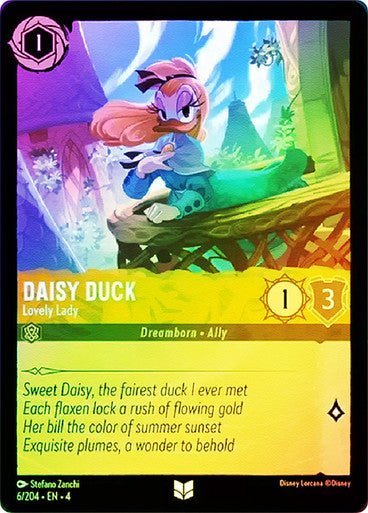 Daisy Duck - Lovely Lady ( Cold Foil ) | Ravesburger - Con T de Tlacuache - Ravensburger