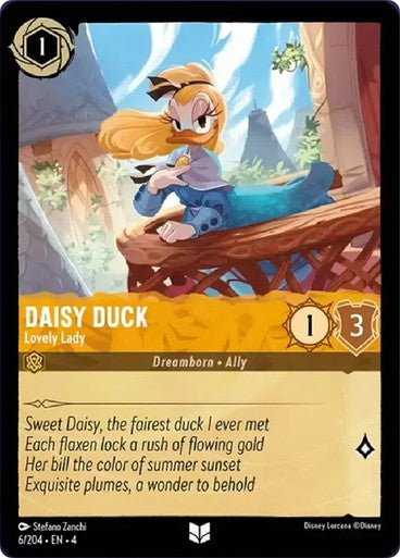 Daisy Duck - Lovely Lady ( Non - foil ) | Ravesburger - Con T de Tlacuache - Ravensburger