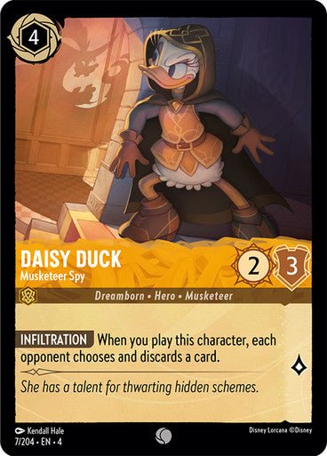 Daisy Duck - Musketeer Spy ( Non - foil ) | Ravesburger - Con T de Tlacuache - Ravensburger