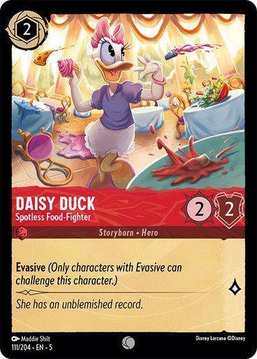 Daisy Duck - Spotless Food - Fighter (Non - foil ) - Con T de Tlacuache - Ravensburger