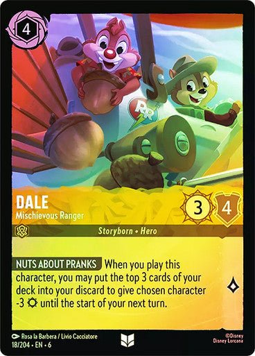 Dale - Mischievous Ranger ( Cold Foil ) - Con T de Tlacuache - Ravensburger