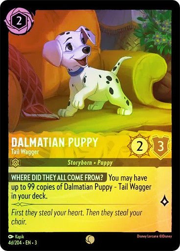 Dalmatian Puppy - Tail Wagger (Cold Foil) - Con T de Tlacuache - Ravensburger