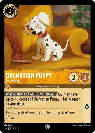 Dalmatian Puppy - Tail Wagger (Non - foil) - Con T de Tlacuache - Ravensburger