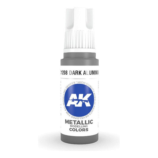 Dark Aluminium 17Ml | Ak Interactive - Con T de Tlacuache - AK Interactive