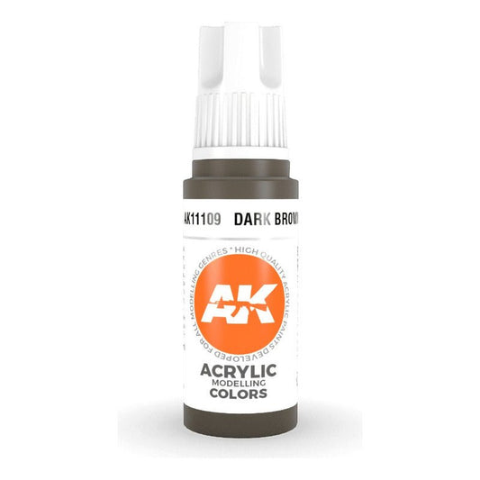 Dark Brown 17Ml | Ak Interactive - Con T de Tlacuache - AK Interactive