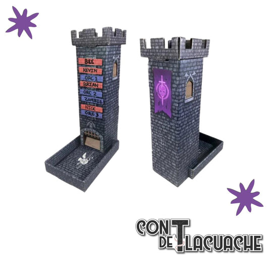 Dark Castle Dice Tower | DKGY - Con T de Tlacuache - Con T de Tlacuache