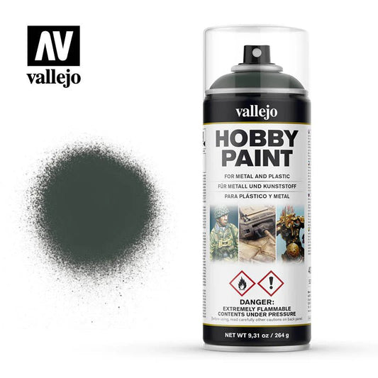 Dark Green Hobby Paint In Spray 400ml (28026) | Vallejo - Con T de Tlacuache - Vallejo