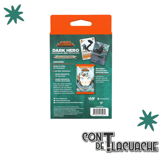 Dark Hero Arc Challenger Series Deck | UniVersus - Con T de Tlacuache - Con T de Tlacuache