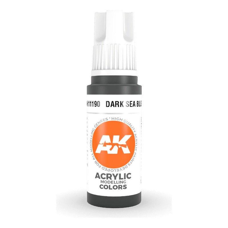 Dark Sea Blue 17Ml | Ak Interactive - Con T de Tlacuache - AK Interactive
