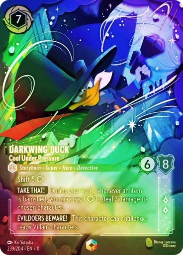 Darkwing Duck (Inkwash Foil) | Ravensburger - Con T de Tlacuache - Ravensburger