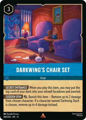 Darkwing's Chair Set (Non - foil) | Ravensburger - Con T de Tlacuache - Ravensburger