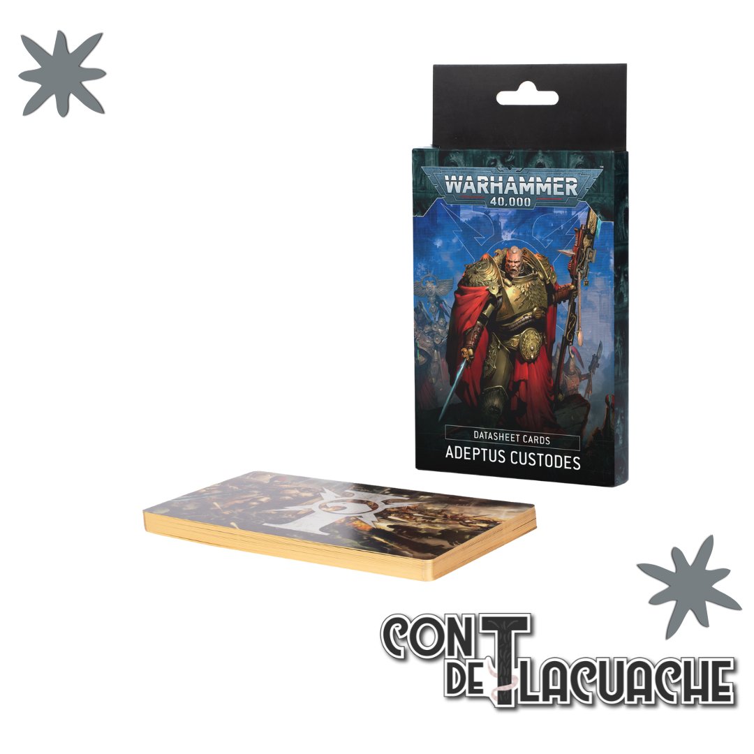 Datasheet Cards: Adeptus Custodes (Eng) | Games Workshop - Con T de Tlacuache - Games Workshop