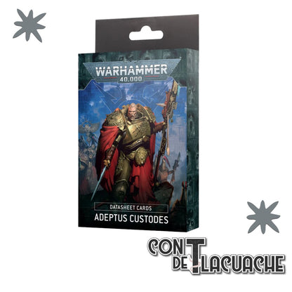 Datasheet Cards: Adeptus Custodes (Eng) | Games Workshop - Con T de Tlacuache - Games Workshop