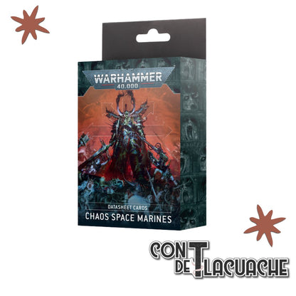 Datasheet Cards:Chaos Space Marine (Eng) | Games Workshop - Con T de Tlacuache - Games Workshop