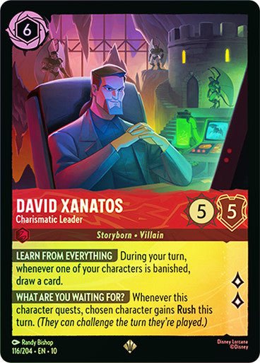 David Xanatos (Cold Foil) - Con T de Tlacuache - Ravensburger