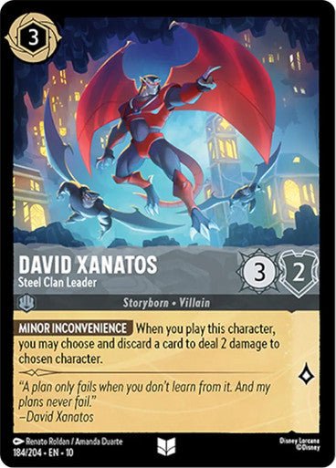 David Xanatos (Non - foil) - Con T de Tlacuache - Ravensburger